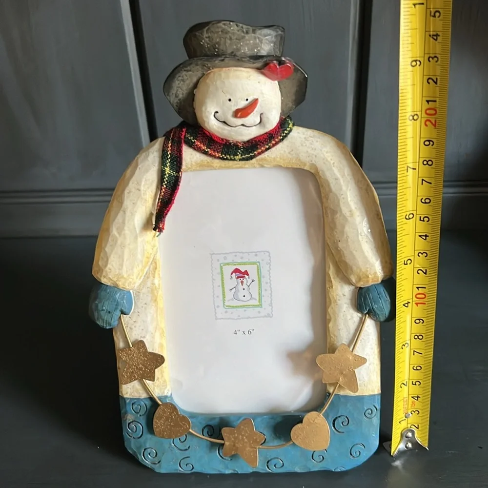 Snowman 4x6 Photo Picture Frame - Picture 6 of 7